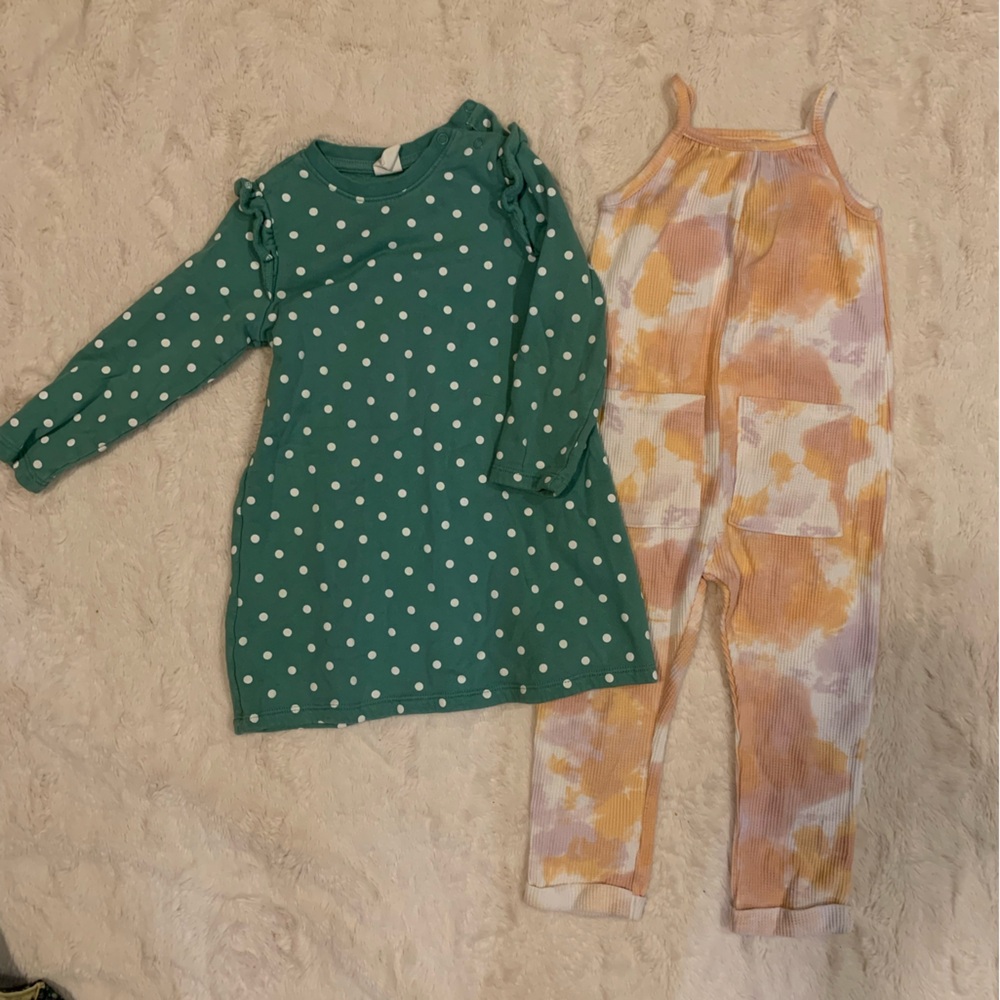 Girls 3T dress and romper